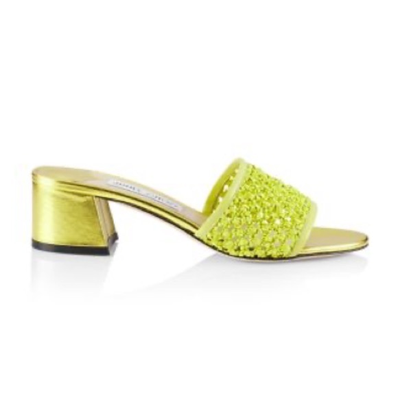 Jimmy Choo Minea Woven Raffia Sandals - Picture 2 of 9